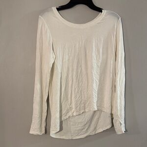 Women's Cream Long Sleeve Top